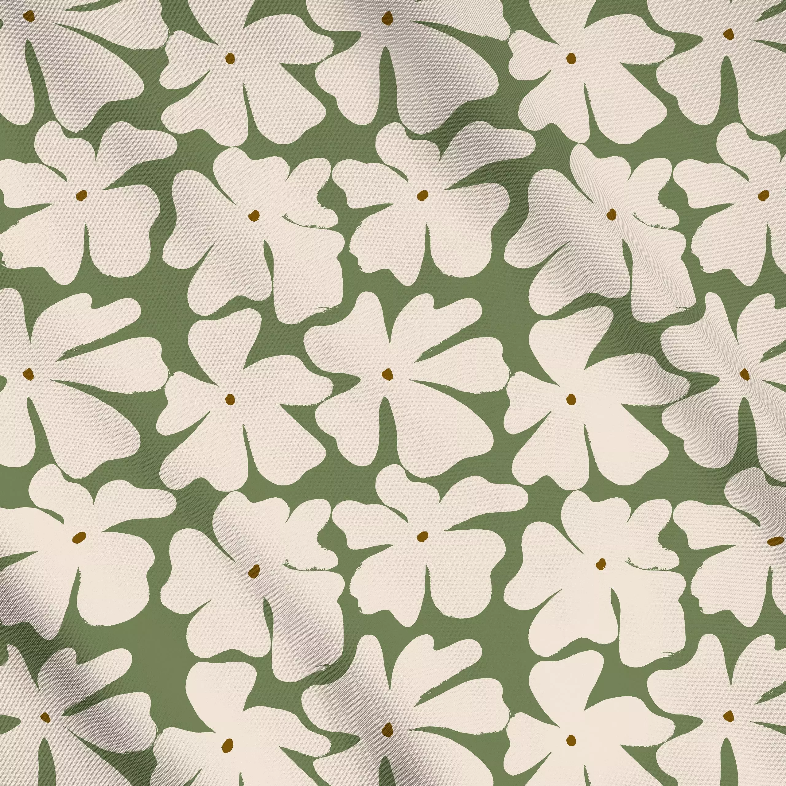 Meterware Flores prado - Blumen & Florales, Sommer - von „Julia Schumacher"; minimal, Blumen, Garten, Sommerblumen, floral, ...