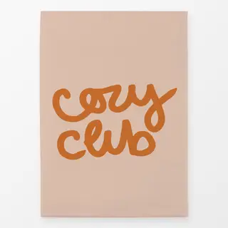 Geschirrtücher Cozy Club Typografie