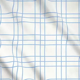 Meterware Lieblings Grid hellblau