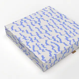 Bodenkissen Eisspuren Creme