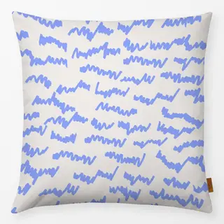 Kissen Eisspuren Creme