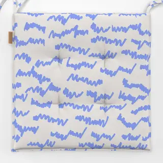 Sitzkissen Eisspuren Creme