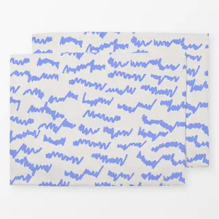 Tischset Eisspuren Creme