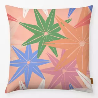 Kissen Stars Pattern Colorful Xmas