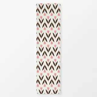 Tischläufer Tulip rosa dunkelbraun