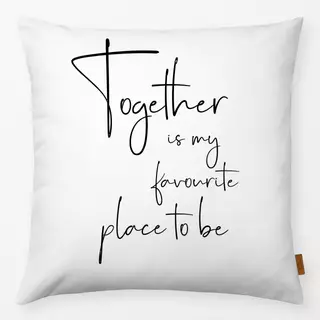 Kissen Together Quote