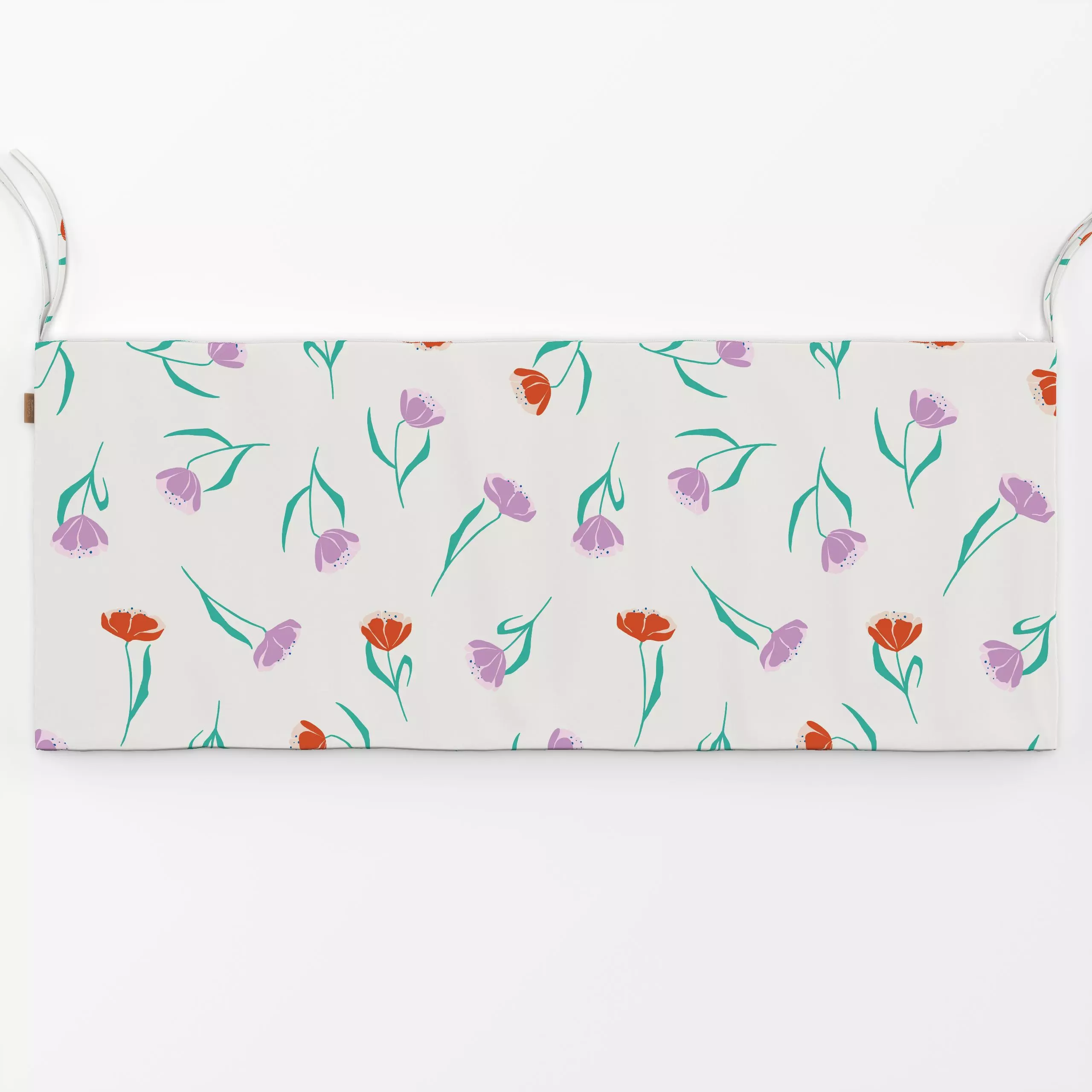 Bankauflage Tulpen Allover - Frühling - von „moDeern Design Studio"; Blumen, Tulpen, Ostern, fruhling