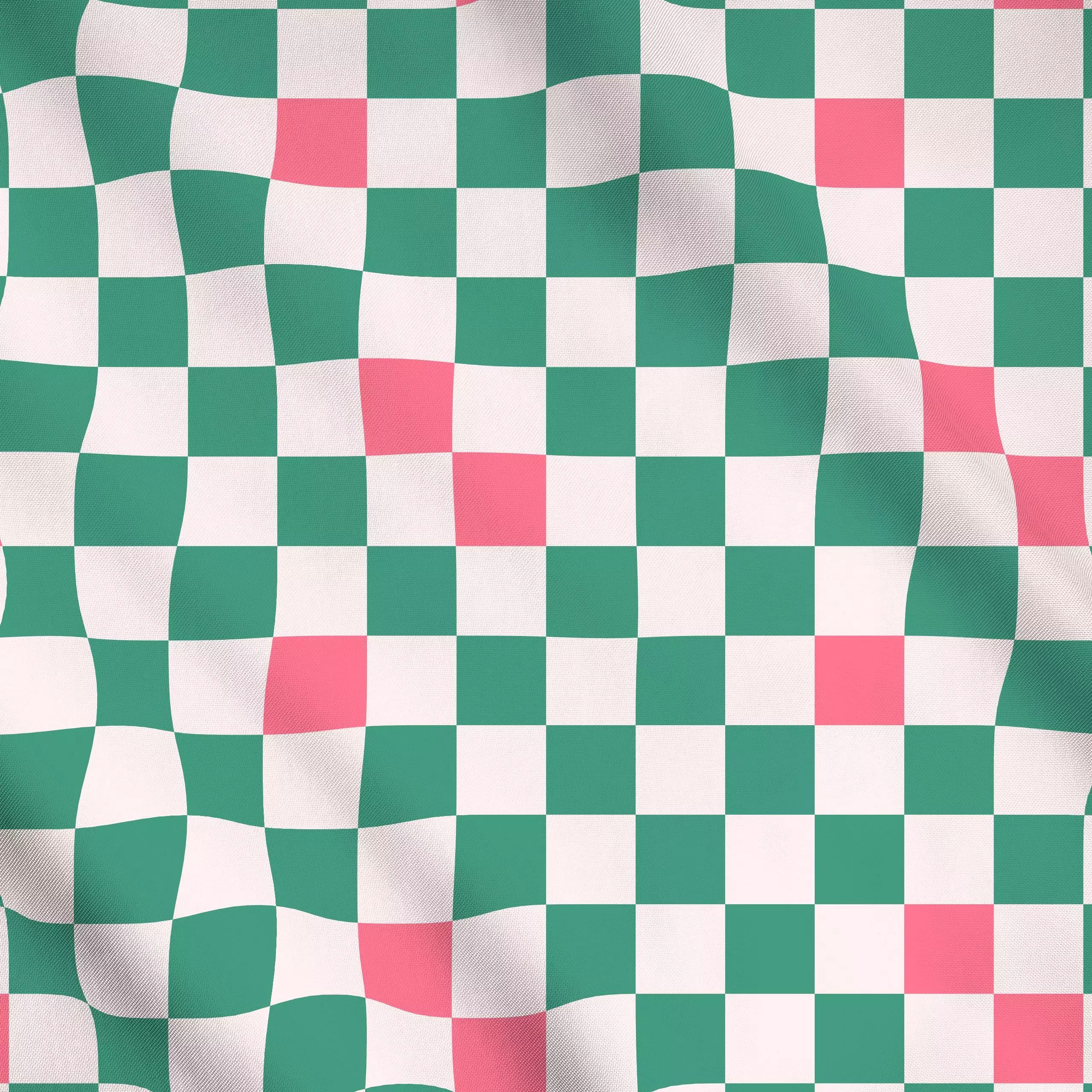 Meterware Disco Kugel Pattern Grün, gemustert, von Jana Moßmann