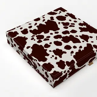 Bodenkissen Kuhflecken Animalprint