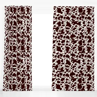 Dekovorhang Kuhflecken Animalprint