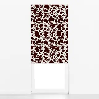 Raffrollo Kuhflecken Animalprint