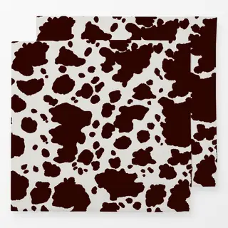 Servietten Kuhflecken Animalprint