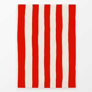 Geschirrtücher Santorini Red & White Stripes