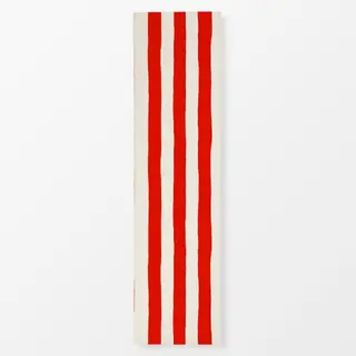 Tischläufer Santorini Red & White Stripes