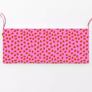 Bankauflage Bright Christmas red + pink
