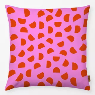 Kissen Bright Christmas red + pink