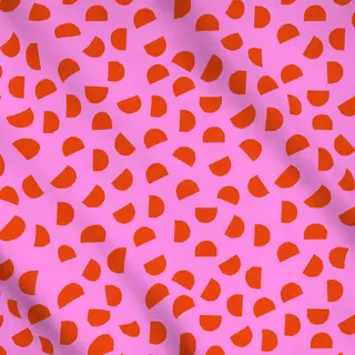 Meterware Bright Christmas red + pink
