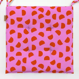 Sitzkissen Bright Christmas red + pink