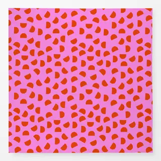 Tischdecke Bright Christmas red + pink