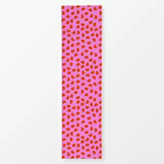 Tischläufer Bright Christmas red + pink