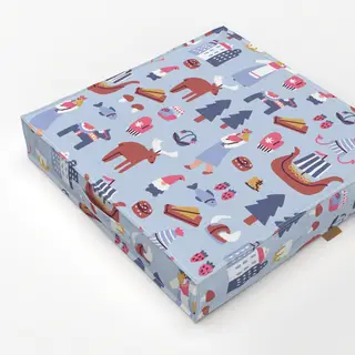 Bodenkissen Swedish Culture