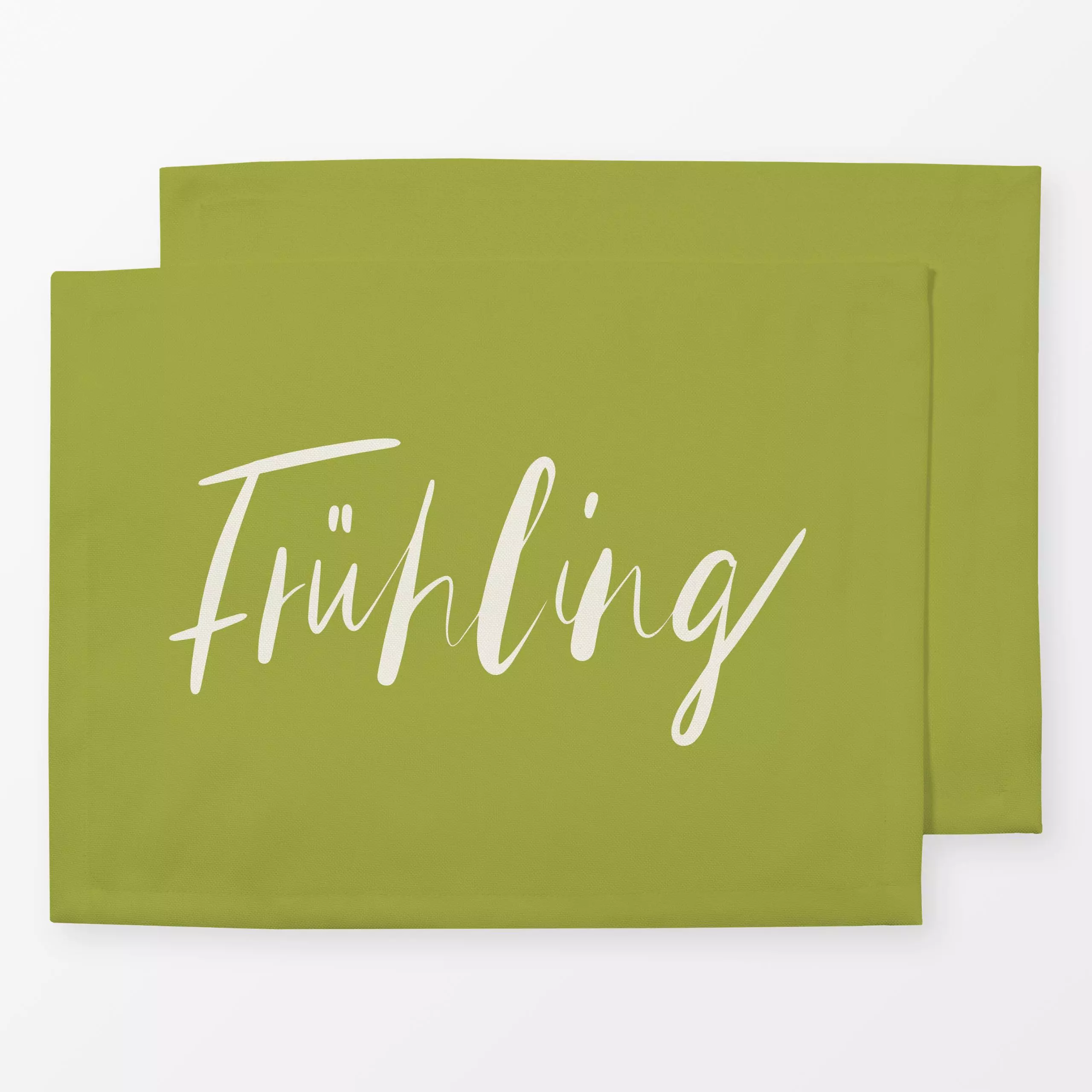 Tischset Frühling - Frühling, Sprüche & Schriftzüge - von „Julia Schumacher"; Limette, Ostern, Handlettering, juliaschumache...