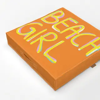 Bodenkissen Summer Beach Girl