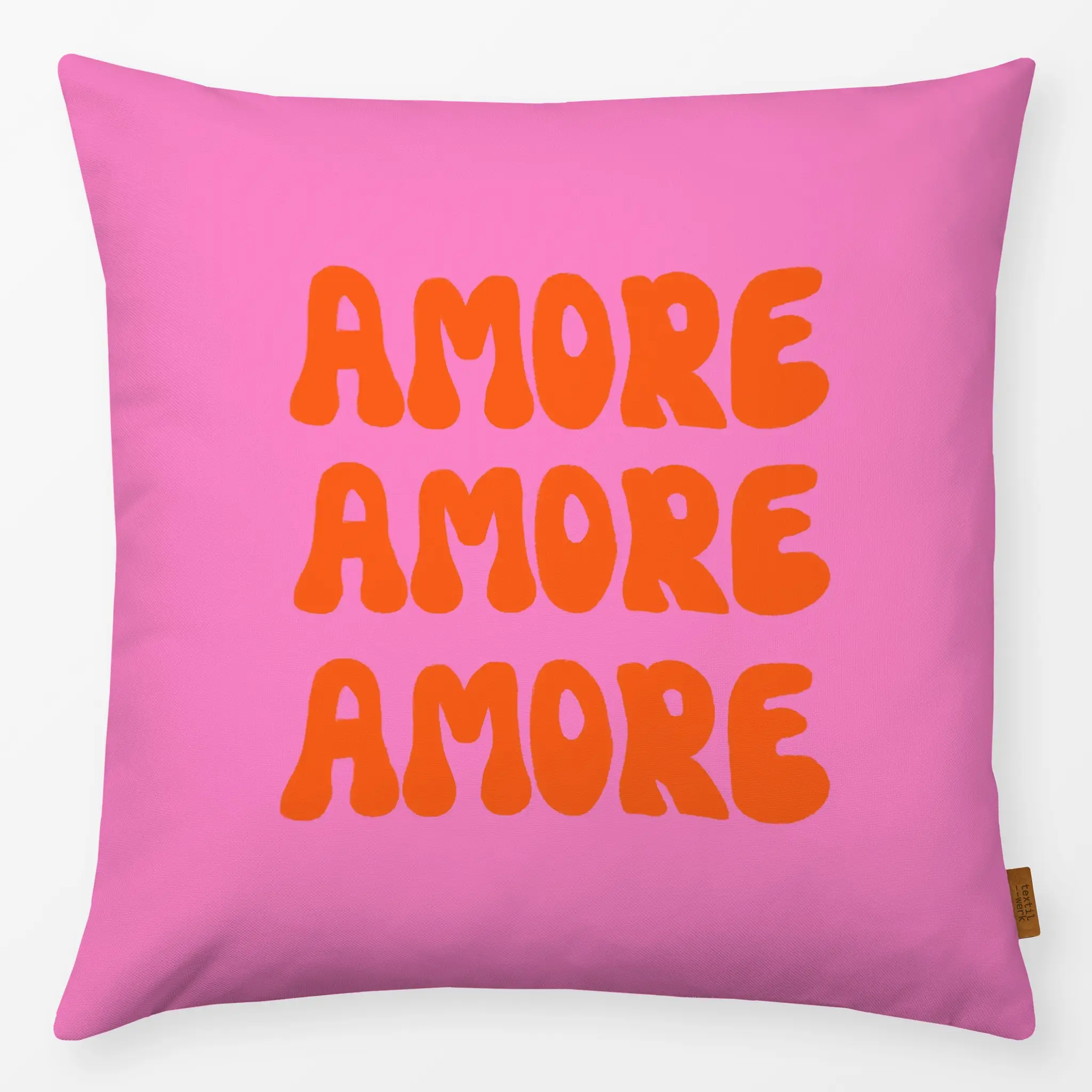 Kissen Kissen Amore Orange Pink