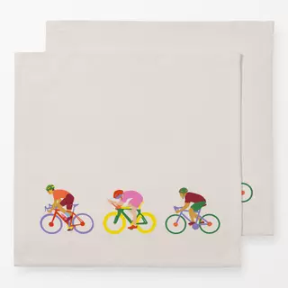 Servietten Fahrradfahren 2