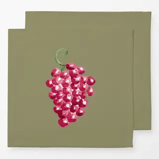 Servietten Grapevine Olive Green