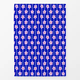 Geschirrtücher Blumenmuster Blau