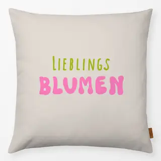Kissen Lieblings Blumen