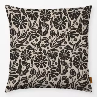 Kissen Blockprint Sommer Blumen 4
