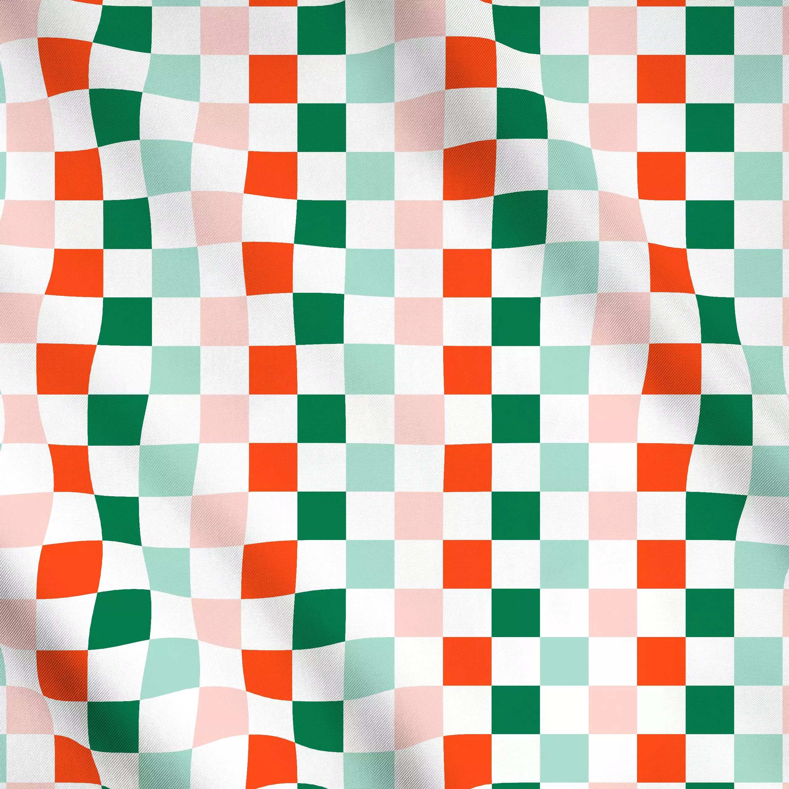 Meterware Jolly Christmas Checker - Weihnachten, Symbole & Muster - von „Lisa Jasmin Bauer"; Weihnachten, Scandianvian, weih...