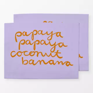 Tischset Papaya Coconut Banana