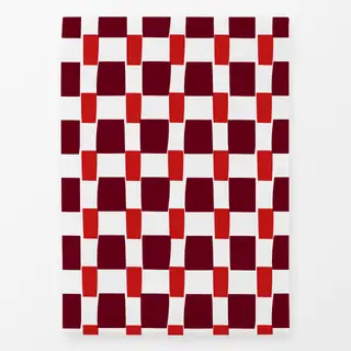 Geschirrtücher Karo Kirschrot & Beerenrot