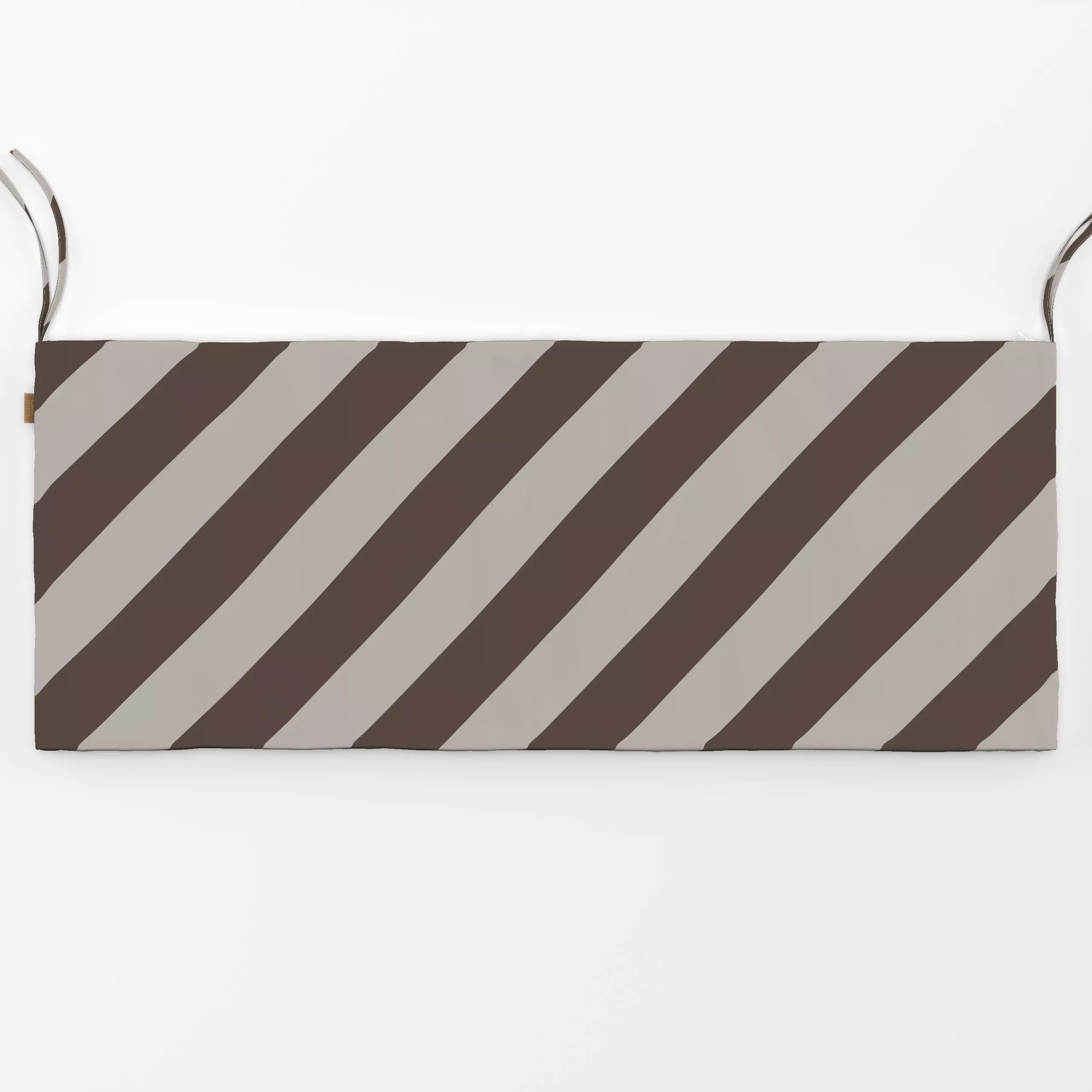 Bankauflage Stripes Umbra - Weihnachten, Symbole & Muster, Anlässe, Ostern - von „Kruth Design"; Streifen, Weihnachten, Wint...