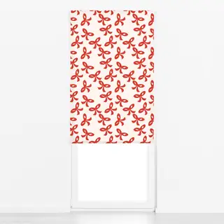 Raffrollo Joy Ribbons Noel Red