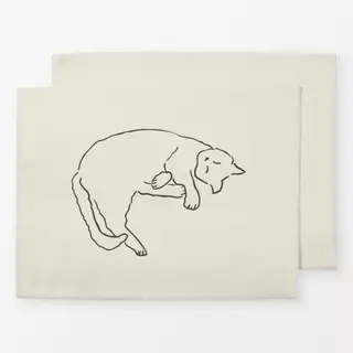 Tischset Sleeping Cat