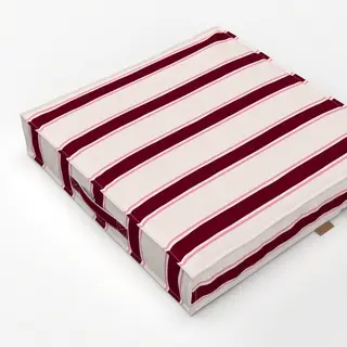 Bodenkissen Streifen Pink Bordeaux