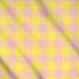 Meterware Modern Gingham Gelb
