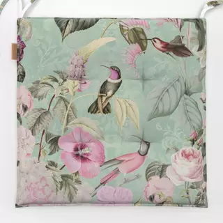 Sitzkissen Kolibri Garten