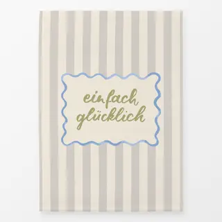 Geschirrtücher einfach glücklich beige