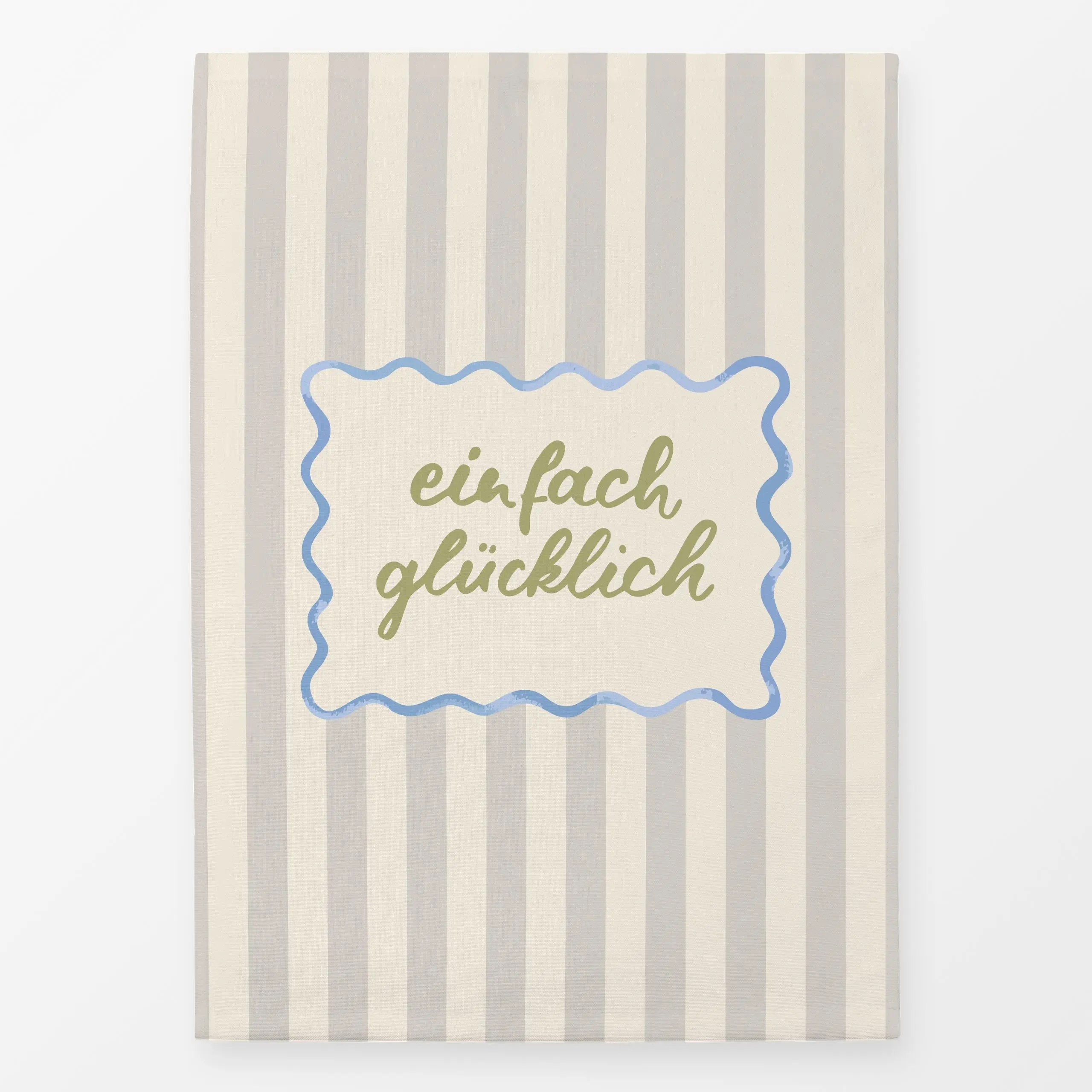 Geschirrtücher einfach glücklich beige - Kinderzimmer & Motive für Kinder, Sprüche & Schriftzüge, Symbole & Muster - von „Ka...