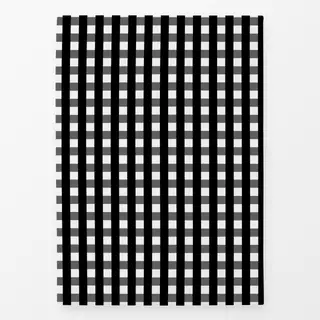 Geschirrtücher Karo Gingham schwarz