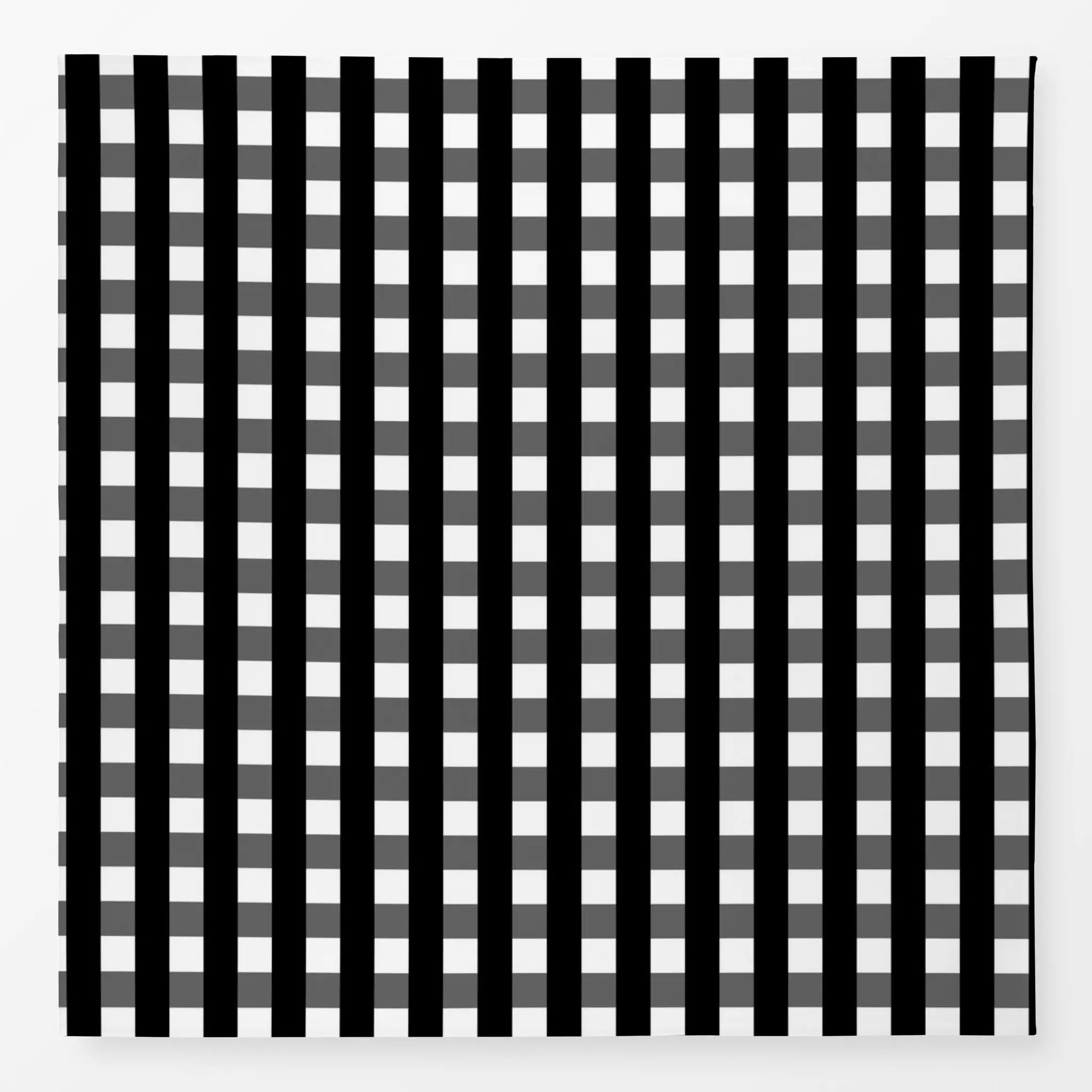Tischdecke Tischdecke Karo Gingham schwarz
