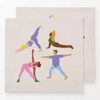 Servietten Yoga 2