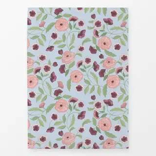 Geschirrtücher swedish bloom light blue