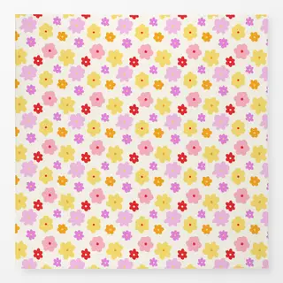 Tischdecke Blümchen bunt