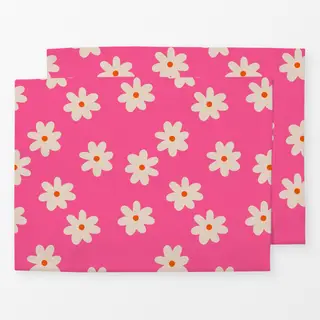 Tischset Happy Flowers in pink